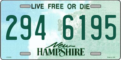 NH license plate 2946195