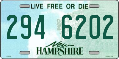 NH license plate 2946202