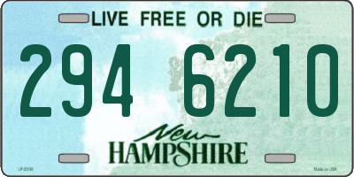 NH license plate 2946210