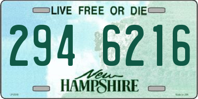 NH license plate 2946216