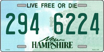 NH license plate 2946224