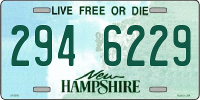 NH license plate 2946229