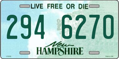 NH license plate 2946270