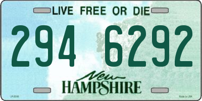 NH license plate 2946292