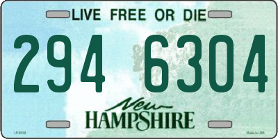 NH license plate 2946304