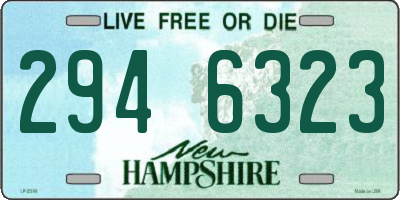 NH license plate 2946323