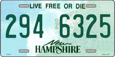NH license plate 2946325