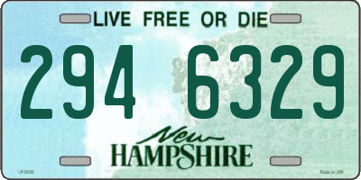 NH license plate 2946329