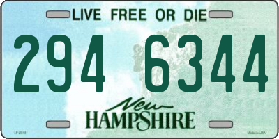 NH license plate 2946344