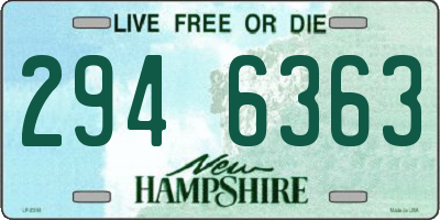 NH license plate 2946363