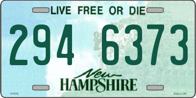 NH license plate 2946373