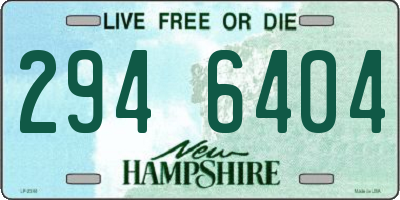 NH license plate 2946404