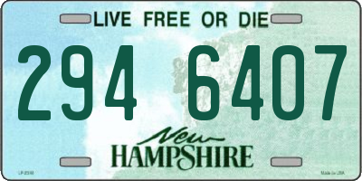NH license plate 2946407
