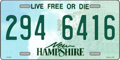 NH license plate 2946416