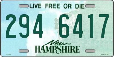NH license plate 2946417