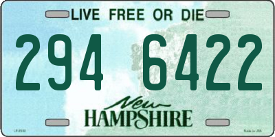 NH license plate 2946422