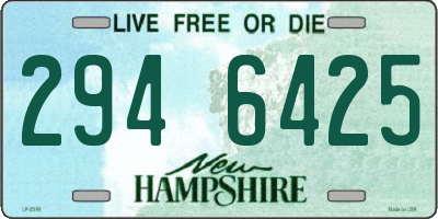 NH license plate 2946425