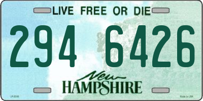 NH license plate 2946426
