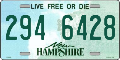 NH license plate 2946428