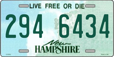 NH license plate 2946434