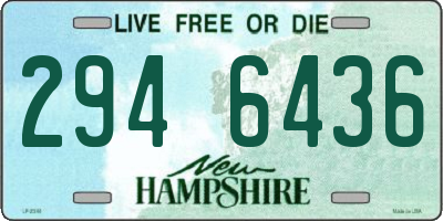 NH license plate 2946436