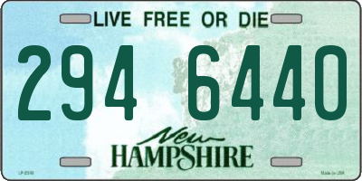 NH license plate 2946440