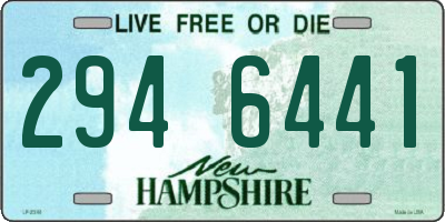 NH license plate 2946441