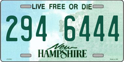 NH license plate 2946444