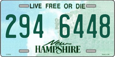 NH license plate 2946448