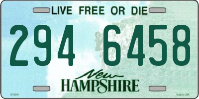 NH license plate 2946458