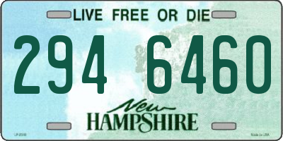 NH license plate 2946460