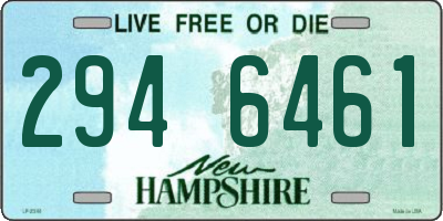 NH license plate 2946461