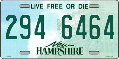 NH license plate 2946464