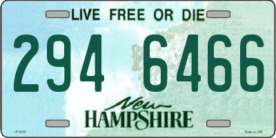 NH license plate 2946466