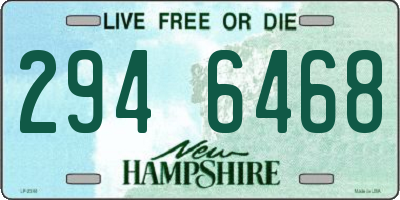 NH license plate 2946468