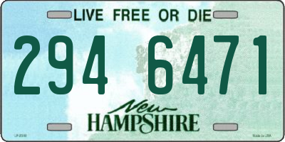NH license plate 2946471