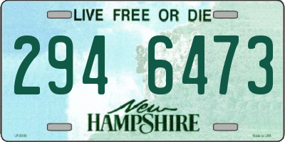NH license plate 2946473