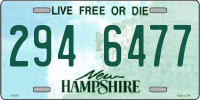 NH license plate 2946477
