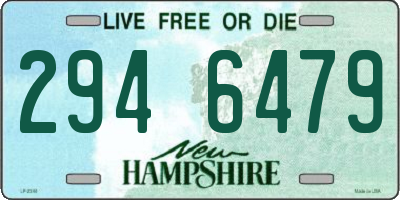 NH license plate 2946479
