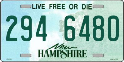 NH license plate 2946480