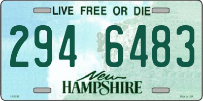 NH license plate 2946483