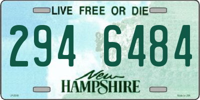 NH license plate 2946484