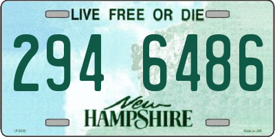 NH license plate 2946486
