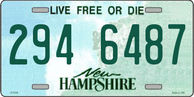 NH license plate 2946487