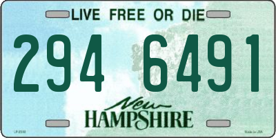 NH license plate 2946491