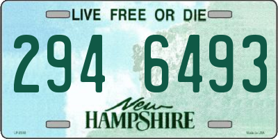 NH license plate 2946493