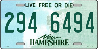 NH license plate 2946494