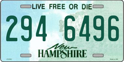 NH license plate 2946496