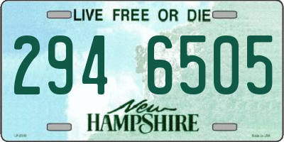 NH license plate 2946505