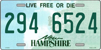 NH license plate 2946524